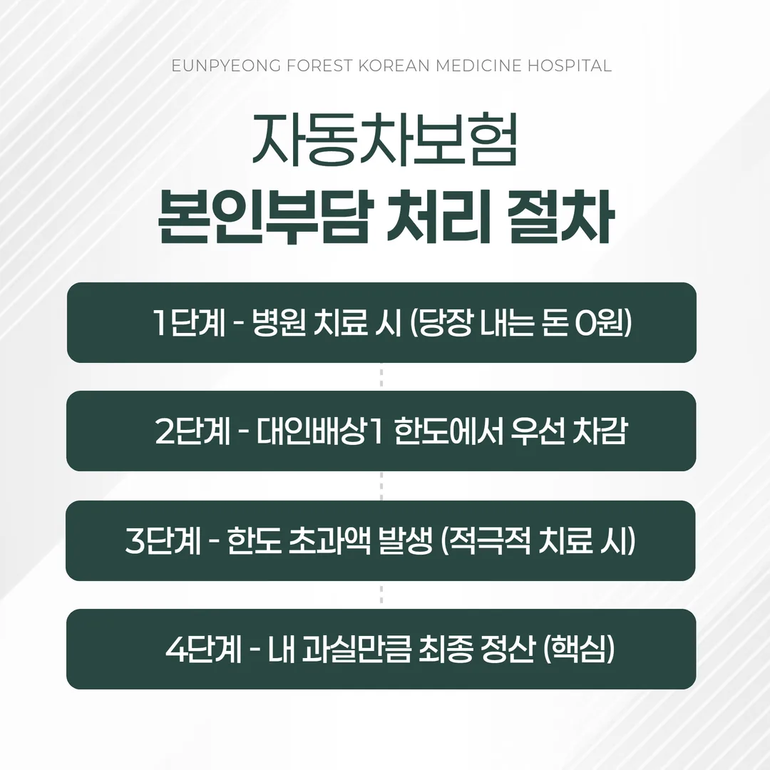 자동차보험 한방치료 본인부담 절차